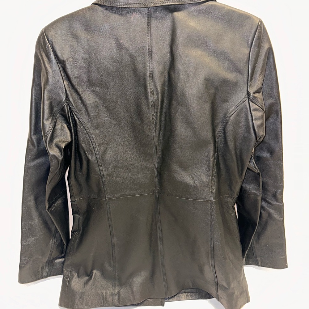 WORTHINGTON LEATHER COAT - Picture 2 of 3